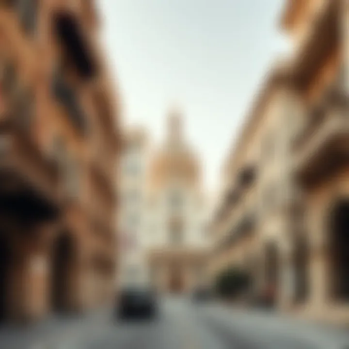 Historic Architecture on Sheikh Rashid Bin Saeed Street Historic buildings along Sheikh Rashid Bin Saeed Street highlighting its cultural significance