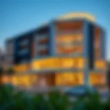 Stunning exterior view of SLS Residence Dubai showcasing modern architecture