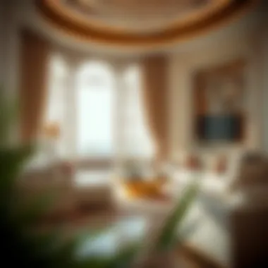 Interior Elegance: Dreaming of Home in Dubai An elegant interior design showcasing dream home possibilities in Dubai