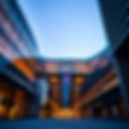 Exterior architecture of Sky Dubai Mall showcasing modern design