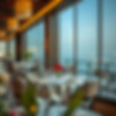 Fine Dining Experience at Five Palm Jumeirah Fine dining restaurant with a scenic outdoor terrace
