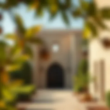 Historical architecture of Green Fort showcasing traditional Emirati design