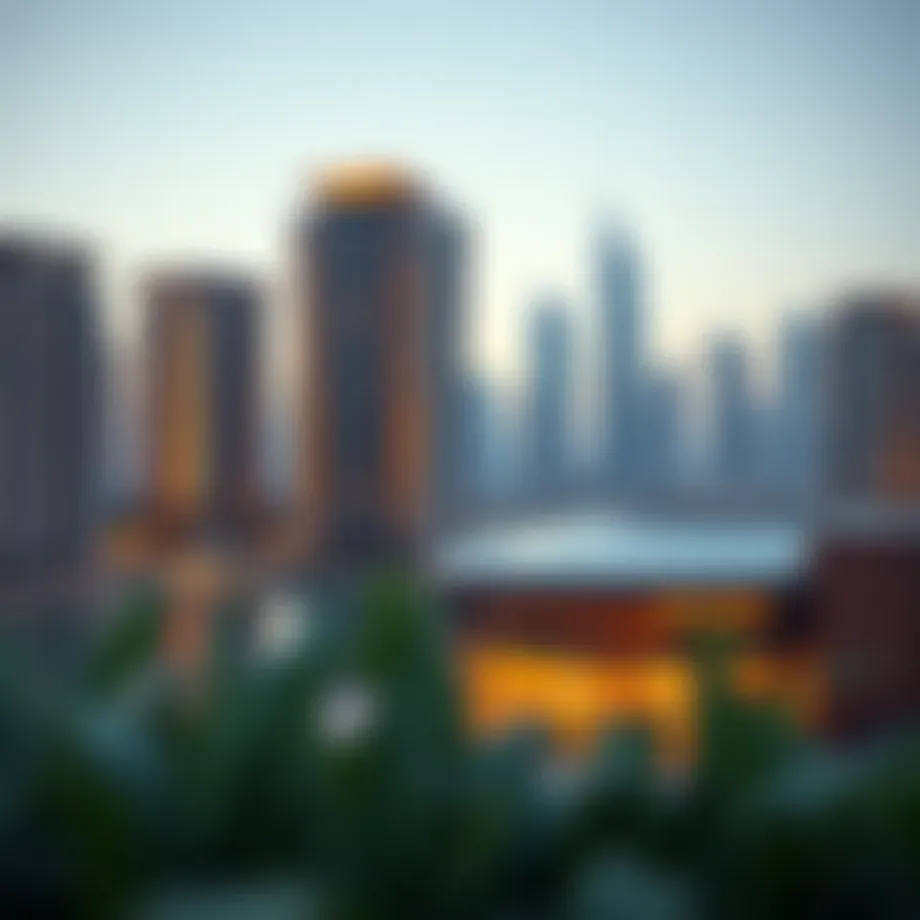 Modern skyline of Dubai showcasing luxury real estate