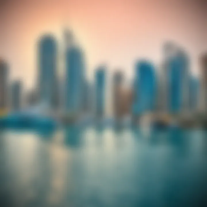 Dubai Marina: The Heart of Urban Luxury The vibrant atmosphere of Dubai Marina with skyscrapers