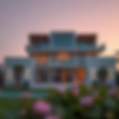 Stunning Villa Architecture in Al Mizhar Luxurious villa in Al Mizhar showcasing modern architecture