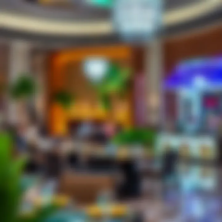 Culinary Delights at Wafi Mall Elegant dining options available at Wafi Mall, featuring diverse cuisines