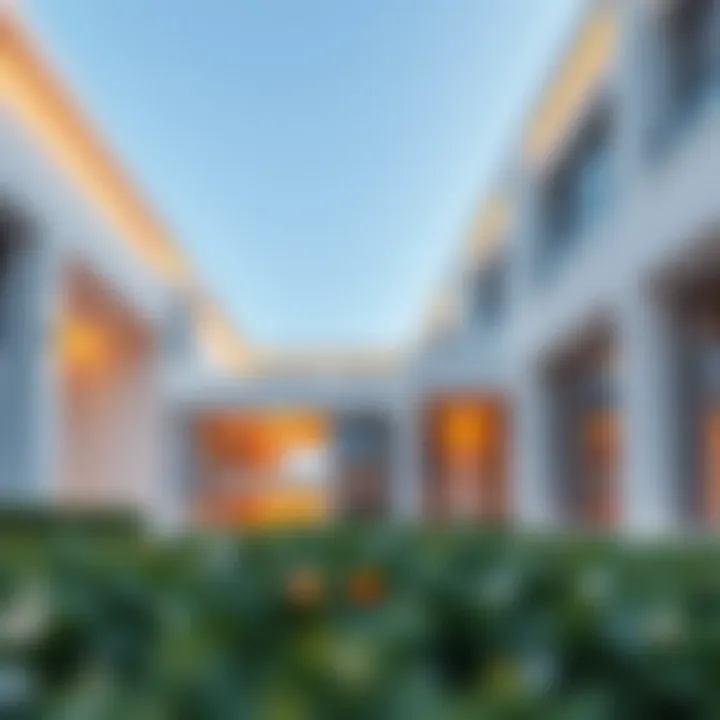 Contemporary Architecture in Wasl Real Estate Modern architectural design of a wasl property