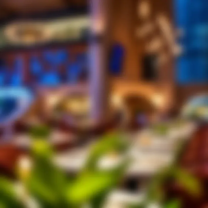 Gastronomic Delights of Gate Village Luxurious dining options available in Gate Village