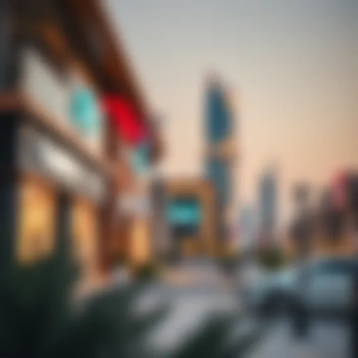 Commercial Landscape of Hamriya Vibrant commercial spaces in Hamriya representing the area's economic potential
