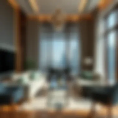 Modern Luxury Living Luxury apartment interior highlighting modern design and comfort