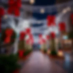 Festive decorations celebrating UAE holidays