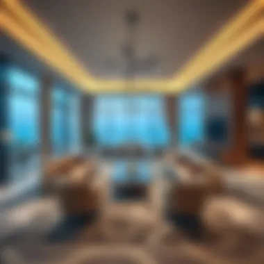 Elegant Interior of a Luxury Holiday Home Elegant interior of a luxury holiday home