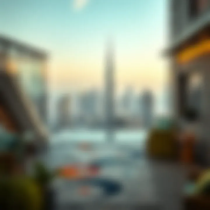 Stunning Skyline View of Dubai Stunning skyline view of Dubai