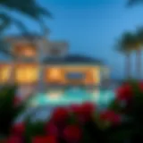 Luxurious villa with a pool in Dubai