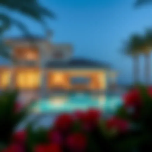Luxurious villa with a pool in Dubai
