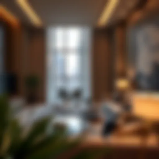 Luxurious Living Area at Marriott Executive Apartments Luxurious living space in Marriott Executive Apartments