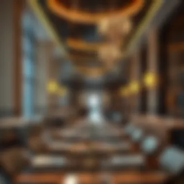 Captivating Interiors of Dubai's Finest Dining Interior view of a renowned Michelin star restaurant