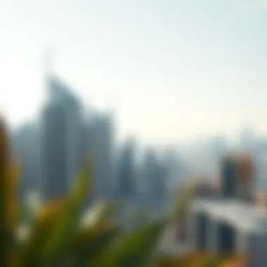 Dubai's Skyline: A Hub of Residential Opportunities A serene view of Dubai's skyline with a focus on residential buildings.