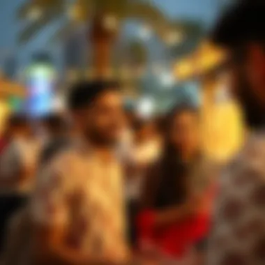 Expatriates engaging in community events in Dubai