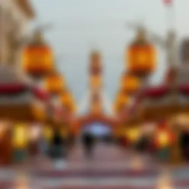 Cultural festivities and decorations in Dubai during Ramadan