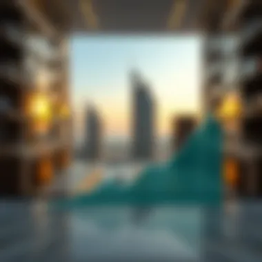 Trends in Dubai's Real Estate Market A graph depicting the growth trends in Dubai's real estate market