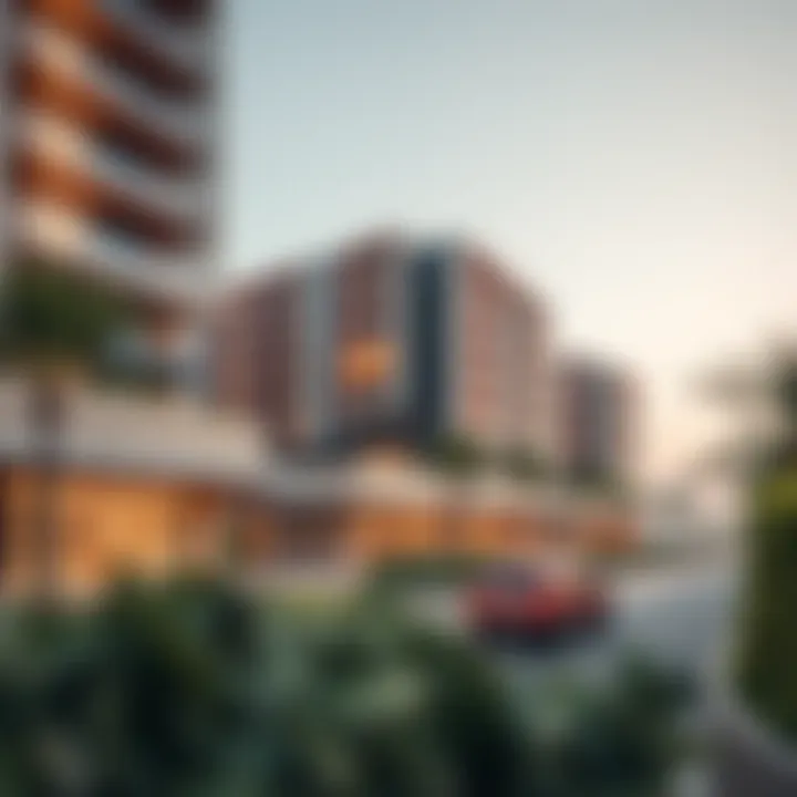 Luxurious Residential Development in Dubai A luxurious residential development highlighting modern living standards