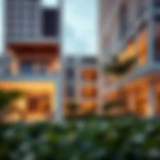 Exterior view of Sobha Ivory showcasing modern architectural design