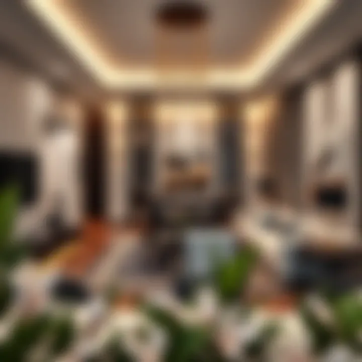 Sophisticated Interiors of Sobha Ivory Elegant living space inside Sobha Ivory reflecting modern design