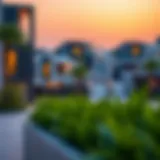 Modern Architecture in Spinneys Layan Scenic view of Spinneys Layan community showcasing modern architecture