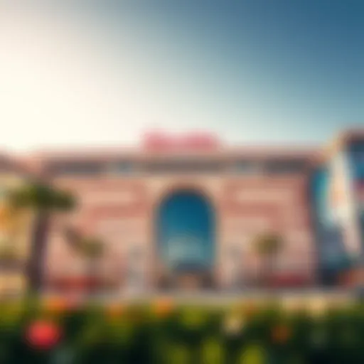 Stunning view of The Galleria Mall's exterior architecture