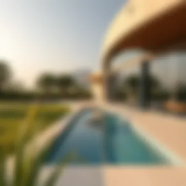 Sustainable Architecture in Tilal Al Ghaf Modern architecture reflecting sustainability and innovation in Tilal Al Ghaf