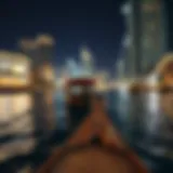 Traditional Abra in Dubai Waters Traditional Abra navigating the waterways of Dubai