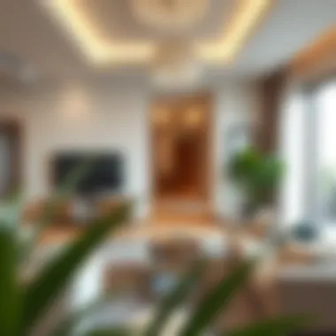Luxurious Interiors in Voleo Residential Units Luxurious interior spaces in Voleo community residential units