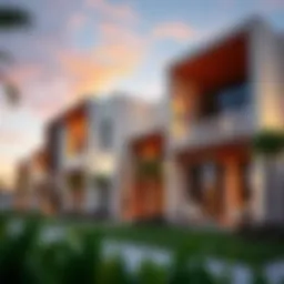Modern architectural design of Damac Properties in Voleo community