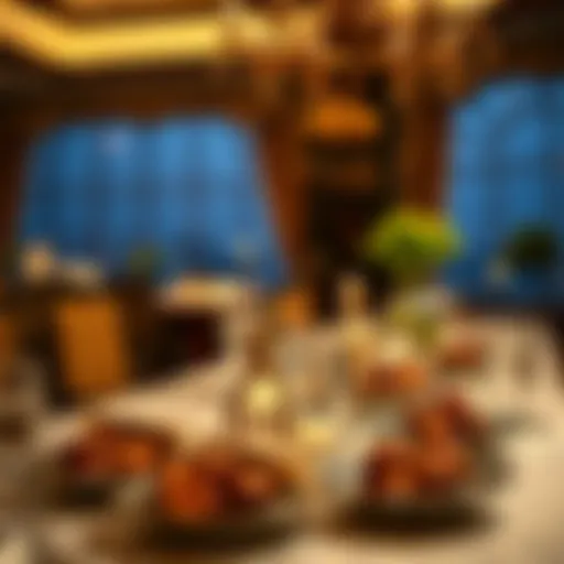 Traditional Emirati Iftar table set with dates and water