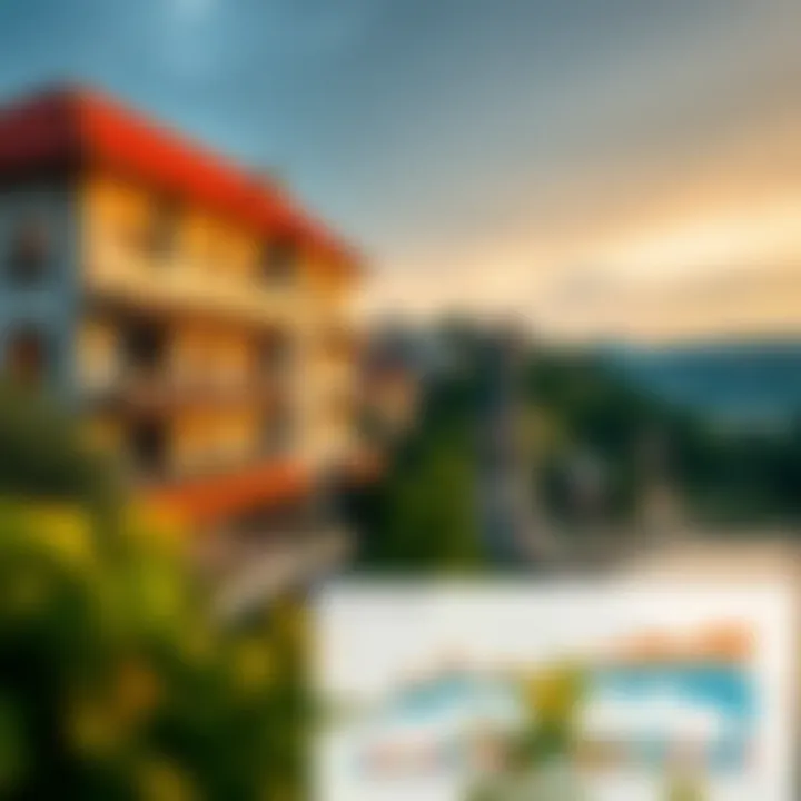 A chart illustrating buyer demographics and their impact on property pricing along the Danube