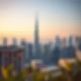 A stunning skyline view of Dubai showcasing modern architecture