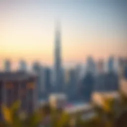 A stunning skyline view of Dubai showcasing modern architecture