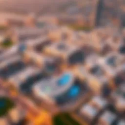 Aerial view showcasing the expansive development of Urbana Dubai South