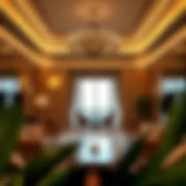 Luxurious Interior of a Zaabeel One Residence Luxurious interior design of a Zaabeel One residence