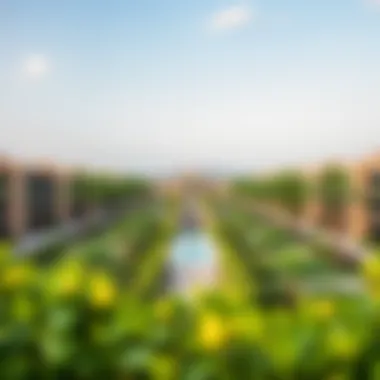 Landscaped Gardens of Zaabeel One Beautifully landscaped gardens surrounding Zaabeel One